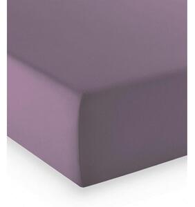 ELASTICKÉ PROSTĚRADLO, žerzej, fialová, 180/200 cm Fleuresse - Prostěradla