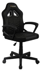 OTOČNÁ ŽIDLE PRO MLÁDEŽ, vzhled kůže, černá BX Gaming - Dětské otočné židle