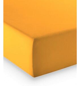 ELASTICKÉ PROSTĚRADLO, žerzej, žlutá, 100/200 cm Fleuresse - Prostěradla