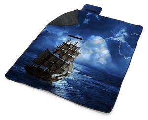 Sablio Plážová deka Loď v bouřce: 200x140 cm