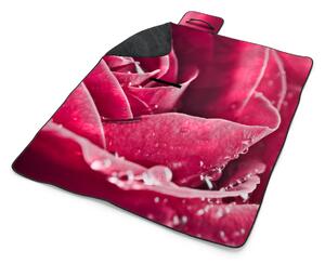 Sablio Plážová deka Detail růže: 200x140 cm