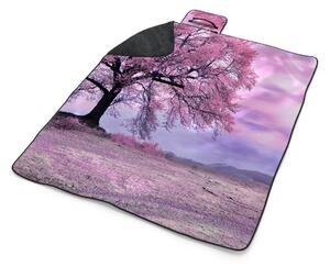 Sablio Plážová deka Růžový strom: 200x140 cm