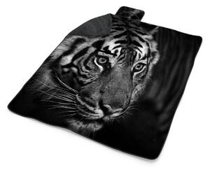 Sablio Plážová deka Černobílý tygr: 200x140 cm