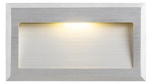 RENDL R10598 INTRO LED vestavné světlo, do stěny česaný hliník