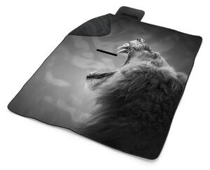 Sablio Plážová deka Řvoucí lev: 200x140 cm