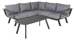 TERASOVÁ SEDACÍ SOUPRAVA 3dílné, kov, plast, textil Gardenson - Online Only zahradní nábytek, Online Only