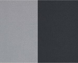 Válenda Amber 90x200, tmavě šedá, levý roh