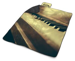 Sablio Plážová deka Klávesy klavíru: 200x140 cm