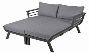 DVOJITÉ LEHÁTKO kov, plast, textil Gardenson - Online Only zahradní nábytek, Online Only