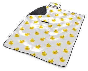 Sablio Plážová deka Žluté kačenky: 200x140 cm