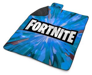 Sablio Plážová deka FORTNITE modrá: 200x140 cm