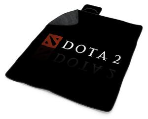 Sablio Plážová deka DOTA 2 Černá: 200x140 cm