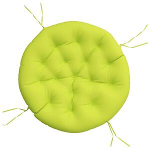 Kulatý sedák jasně zelený Ø 100 x 11 cm oxfordská tkanina