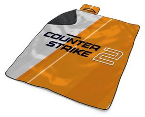 Sablio Plážová deka Counter Strike 2 Oranžová: 200x140 cm