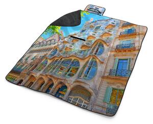Sablio Plážová deka Barcelona Gaudi Casa Batllo 2: 200x140 cm