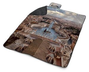 Sablio Plážová deka Řím Vatikán Svatopetrské náměstí: 200x140 cm