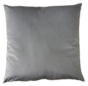 Šedý povlak na dekorativní polštář z polyesteru – 45x45 cm