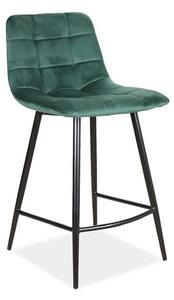 Signal Barová židle MILA H-2 Velvet Barva: Zelená