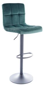 Barová židle C-105 | Velvet Barva: Modrá / Bluvel 86