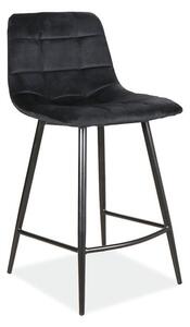 Signal Barová židle MILA H-2 Velvet Barva: Černá