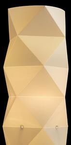 RENDL R13320 ZUMBA stolní lampa, dekorativní bílé PVC/dřevo/chrom