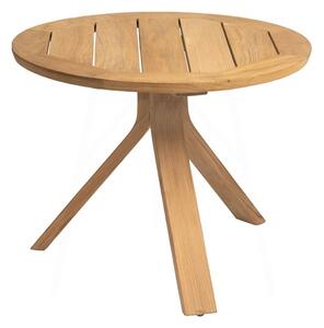 Stern Odkládací stolek Freddie, Stern, kulatý 55x43 cm, rám teak, deska teak