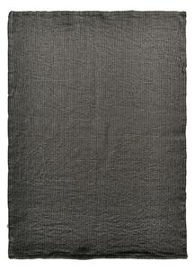 Tmavě šedá bavlněná utěrka Södahl Wafle Kitchen, 50 x 70 cm