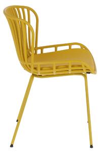 Žlutá Židle Surpik 80 × 57 × 52 cm LA FORMA