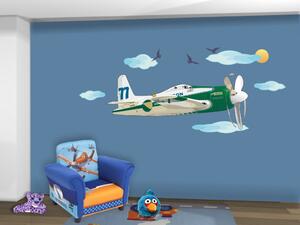 Letadlo-012, Dětské samolepky na zeď