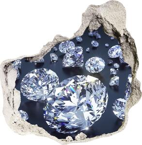 Samolepící díra na stěnu nálepka Diamanty nd-p-110906772