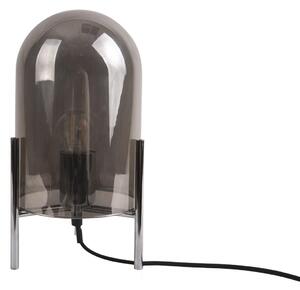 LEITMOTIV Sada 2 ks Stolní lampa Glass Bell šedá ∅ 16 × 30 cm