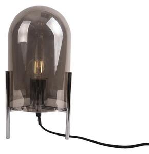 LEITMOTIV Sada 2 ks Stolní lampa Glass Bell šedá ∅ 16 × 30 cm