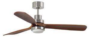 LANTAU XL LED stropní ventilátor, matný nikl s DC motorem - FARO