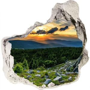 Díra 3D ve zdi nálepka Horské panorama nd-p-118999415