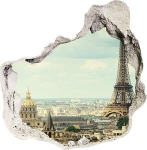 Fototapeta díra na zeď 3D Eiffelova věž Paříž nd-p-120415657