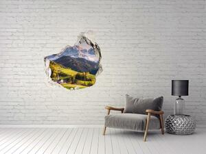 Díra 3D ve zdi na stěnu Panorama hory nd-p-120357126