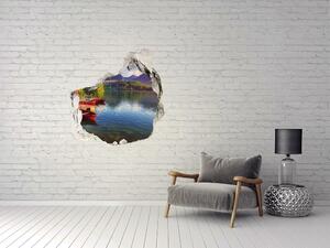 Díra 3D ve zdi na stěnu Jezero v horách nd-p-132044715
