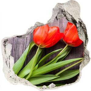 Samolepící nálepka Červené tulipány nd-p-137777387