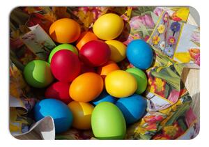 Velikonoční prostírání - 026, Barevná vajíčka