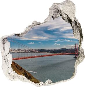 Fototapeta díra na zeď 3D Most San Francisco nd-p-141127351