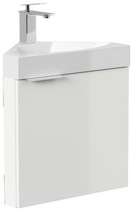 KOUPELNA PRO HOSTY, vysoce lesklá bílá, 52,3 cm MID.YOU - Koupelnové série, Online Only