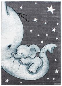 Ayyildiz Hali GmbH Kusový koberec KIDS 560 Blue, Modrá, Šedá, Vícebarevné, 120 x 170 cm