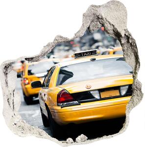 Foto fotografie díra na zeď Taxi New York nd-p-34843570