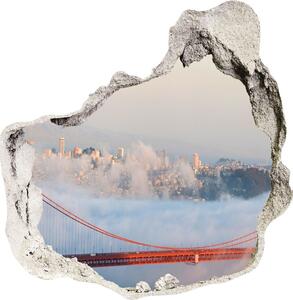 Fototapeta díra na zeď 3D Most San Francisco nd-p-4223048
