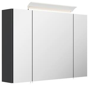 ZRCADLOVÁ SKŘÍŇKA, barvy grafitu, 90/62/17 cm MID.YOU - Koupelnové série, Online Only