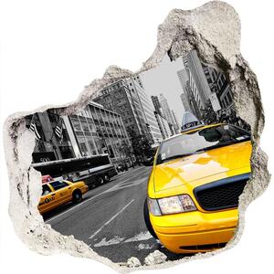 Foto fotografie díra na zeď Taxi New York nd-p-41983916