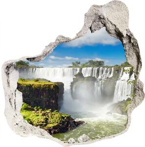 Díra 3D ve zdi nálepka Vododpád Argentína nd-p-43312221