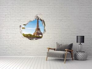 Fototapeta díra na zeď 3D Eiffelova věž Paříž nd-p-44313077