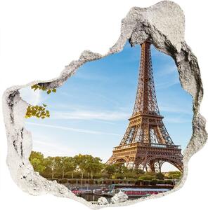 Fototapeta díra na zeď 3D Eiffelova věž Paříž nd-p-44313077