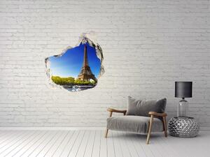 Fototapeta díra na zeď 3D Eiffelova věž Paříž nd-p-44409283
